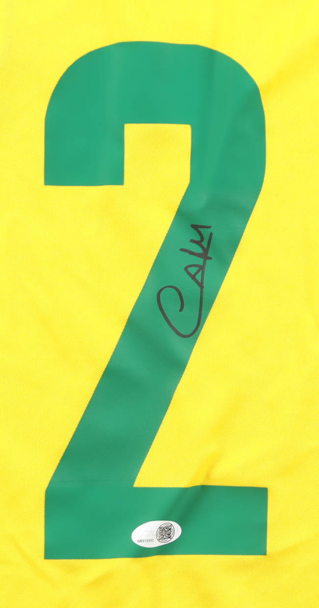 Cafu Signed Brazil Nike Authentic Jersey (JSA) at PristineAuction.com Cafu Signed Brazil Nike Authentic Jersey (JSA) at PristineAuction.com