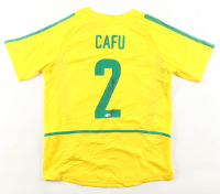 Cafu Signed Brazil Nike Authentic Jersey (JSA) at PristineAuction.com