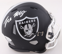 Trevon Moehrig Signed Raiders Eclipse Alternate Speed Mini Helmet (JSA) at PristineAuction.com