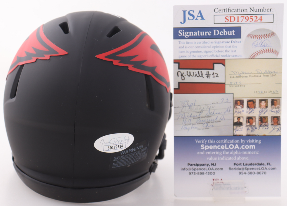 Rondale Moore Signed Cardinals Eclipse Alternate Speed Mini Helmet (JSA) at PristineAuction.com Rondale Moore Signed Cardinals Eclipse Alternate Speed Mini Helmet (JSA) at PristineAuction.com