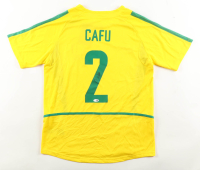 Cafu Signed Brazil Nike Authentic Jersey (JSA) at PristineAuction.com