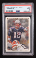 Tom Brady 2008 Upper Deck Masterpieces #84 (PSA 9) at PristineAuction.com