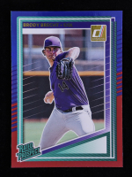 Brody Brecht 2025 Donruss Red and Blue #105 RC at PristineAuction.com