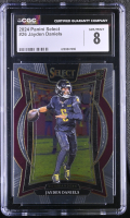 Jayden Daniels 2024 Panini Select #26 RC (CGC 8) at PristineAuction.com