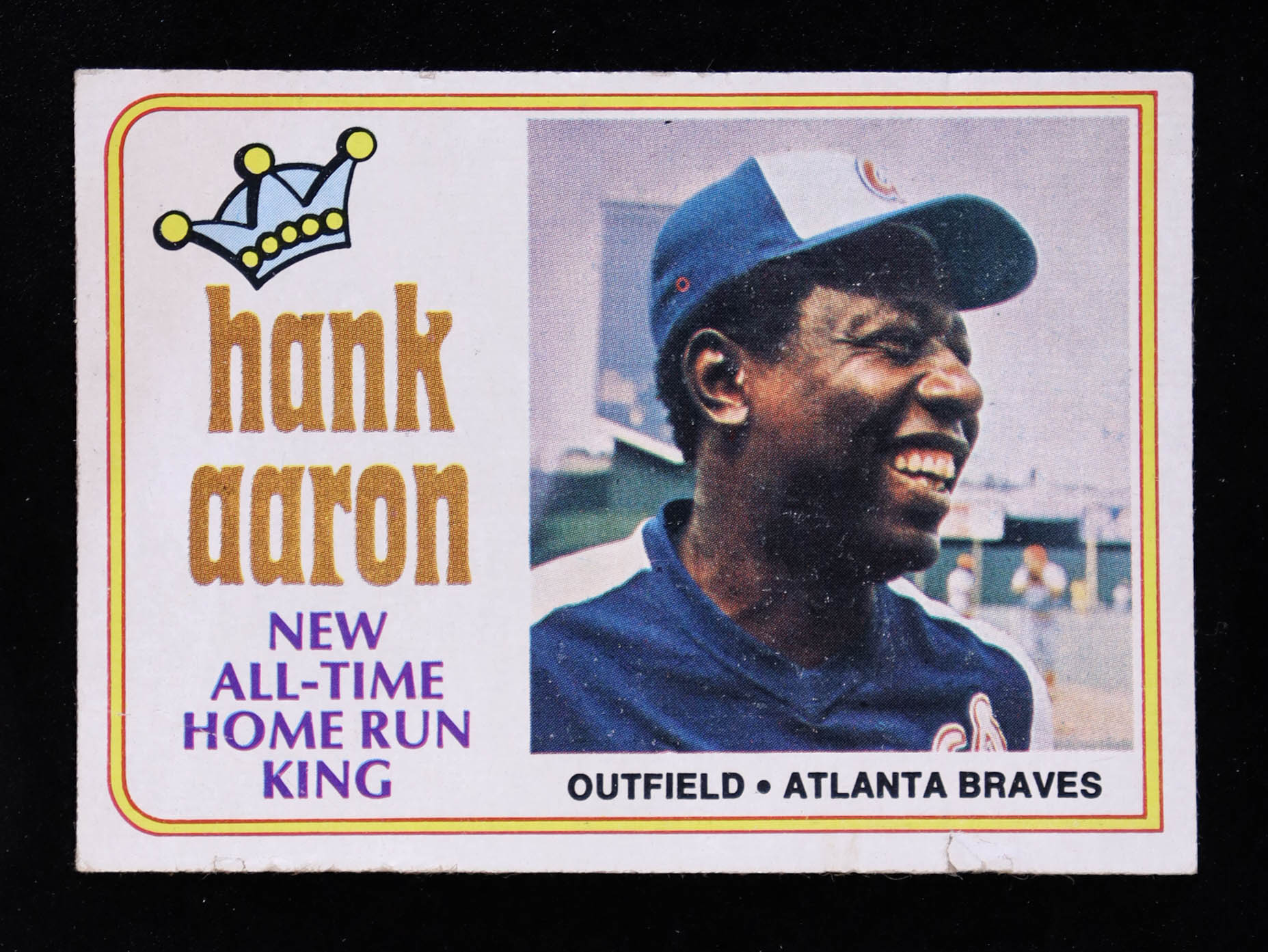 Hank Aaron 1974 Topps #1 715 at PristineAuction.com Hank Aaron 1974 Topps #1 715 at PristineAuction.com