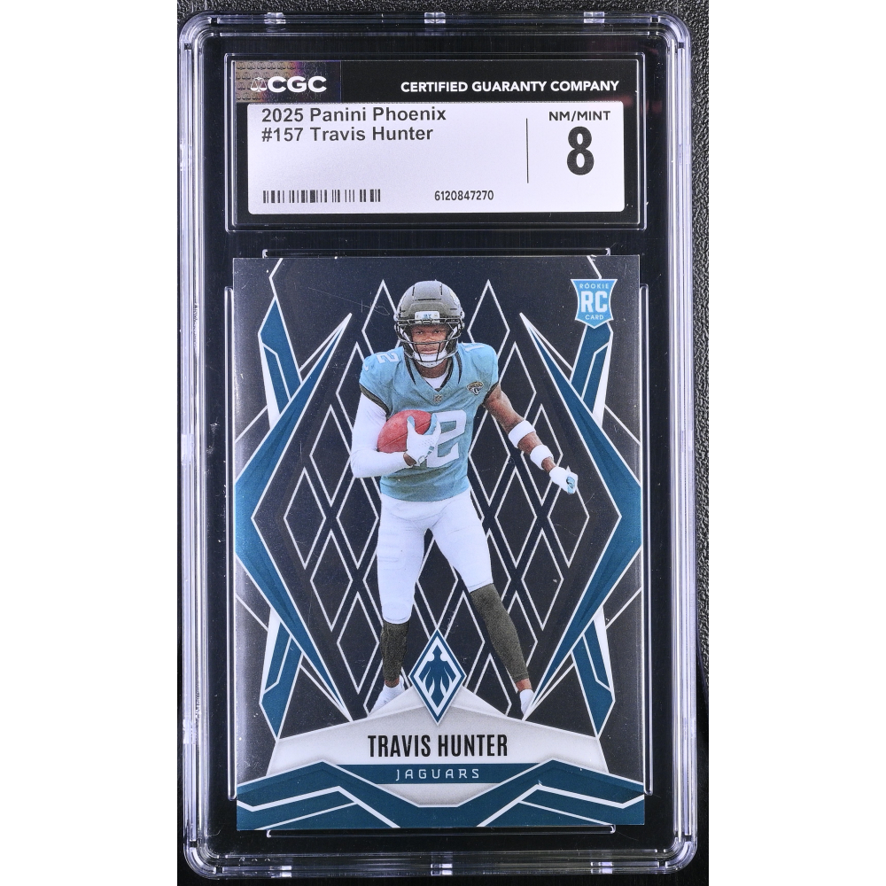 Travis Hunter 2025 Panini Phoenix #157 RC (CGC 8) at PristineAuction.com