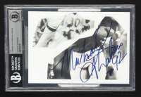 Lawrence Taylor & Michael Strahan Signed Giants Cut Collage (BGS) at PristineAuction.com