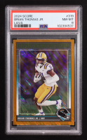 Brian Thomas Jr. 2024 Score Lava #319 #588/630 RC (PSA 8) at PristineAuction.com