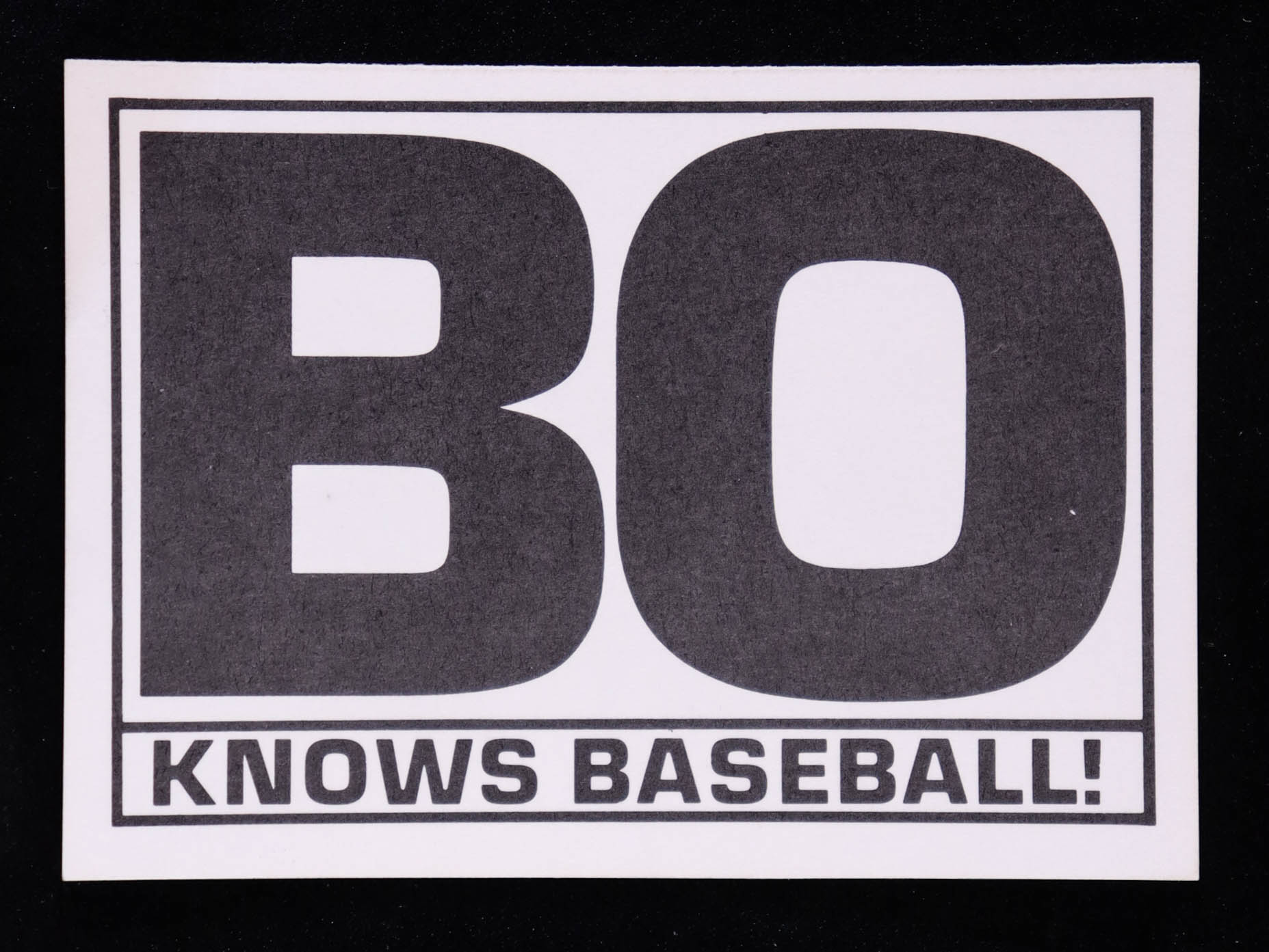 Bo Jackson Grand Slam Baseball Custom Trading Card at PristineAuction.com Bo Jackson Grand Slam Baseball Custom Trading Card at PristineAuction.com