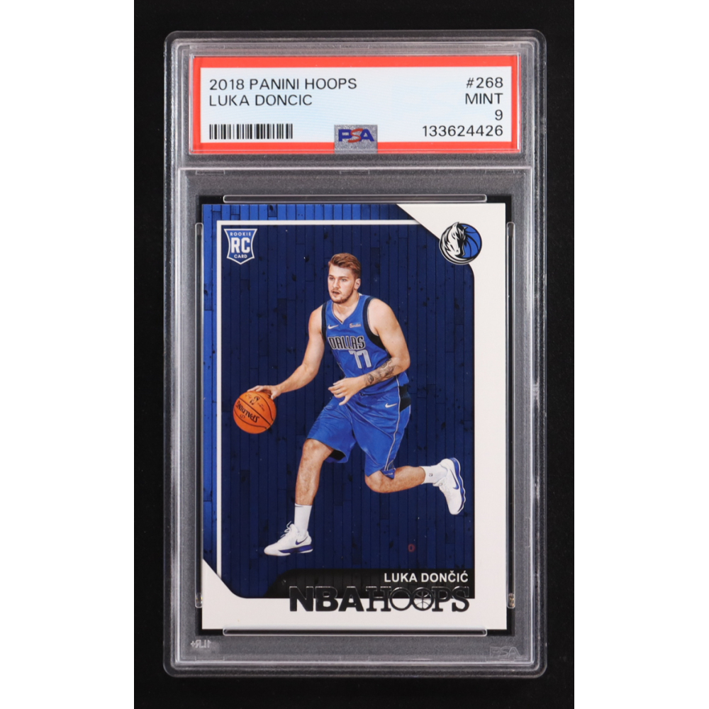 Luka Doncic 2018-19 Panini NBA Hoops #268 RC (PSA 9) at PristineAuction.com