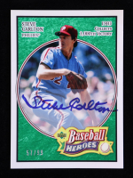 Steve Carlton 2005 Upper Deck Baseball Heroes Signature Emerald #78 #57/99 at PristineAuction.com