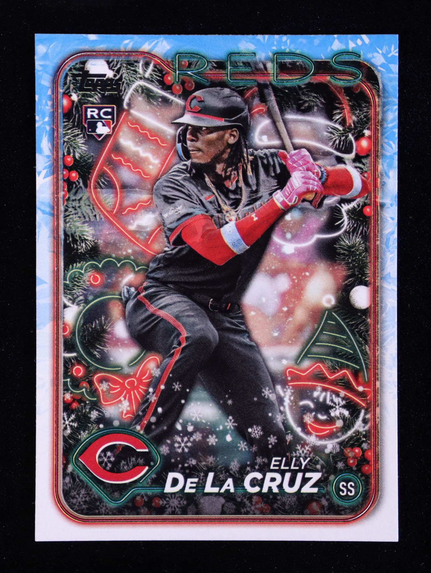 Elly De La Cruz 2024 Topps Holiday #H102 RC at PristineAuction.com Elly De La Cruz 2024 Topps Holiday #H102 RC at PristineAuction.com