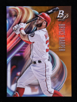 Bryce Harper 2018 Bowman Platinum Orange #100 #16/25 at PristineAuction.com