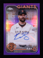 Robbie Ray 2024 Topps Chrome Update Autographs Purple Refractors #ACRRA #145/250 at PristineAuction.com