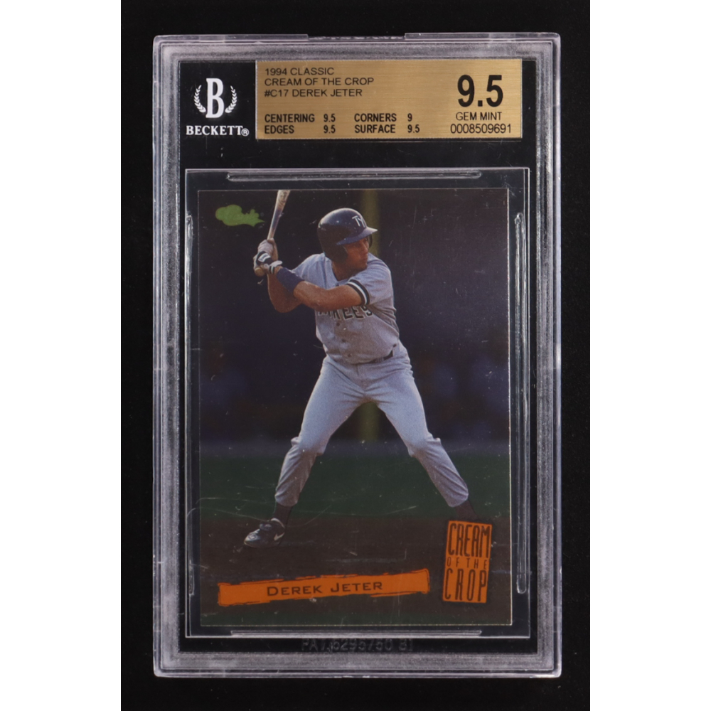 Derek Jeter 1994 Classic Cream Of The Crop #C17 RC (BGS 9.5) at PristineAuction.com