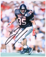Zach Thomas Signed Texas Tech Red Raiders 8x10 Photo (Beckett) at PristineAuction.com