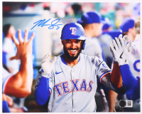 Marcus Semien Signed Rangers 8x10 Photo (Beckett) at PristineAuction.com