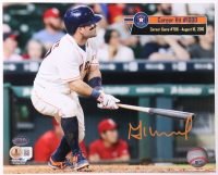 Jose Altuve Signed Astros 8x10 Photo (Beckett & Altuve) at PristineAuction.com