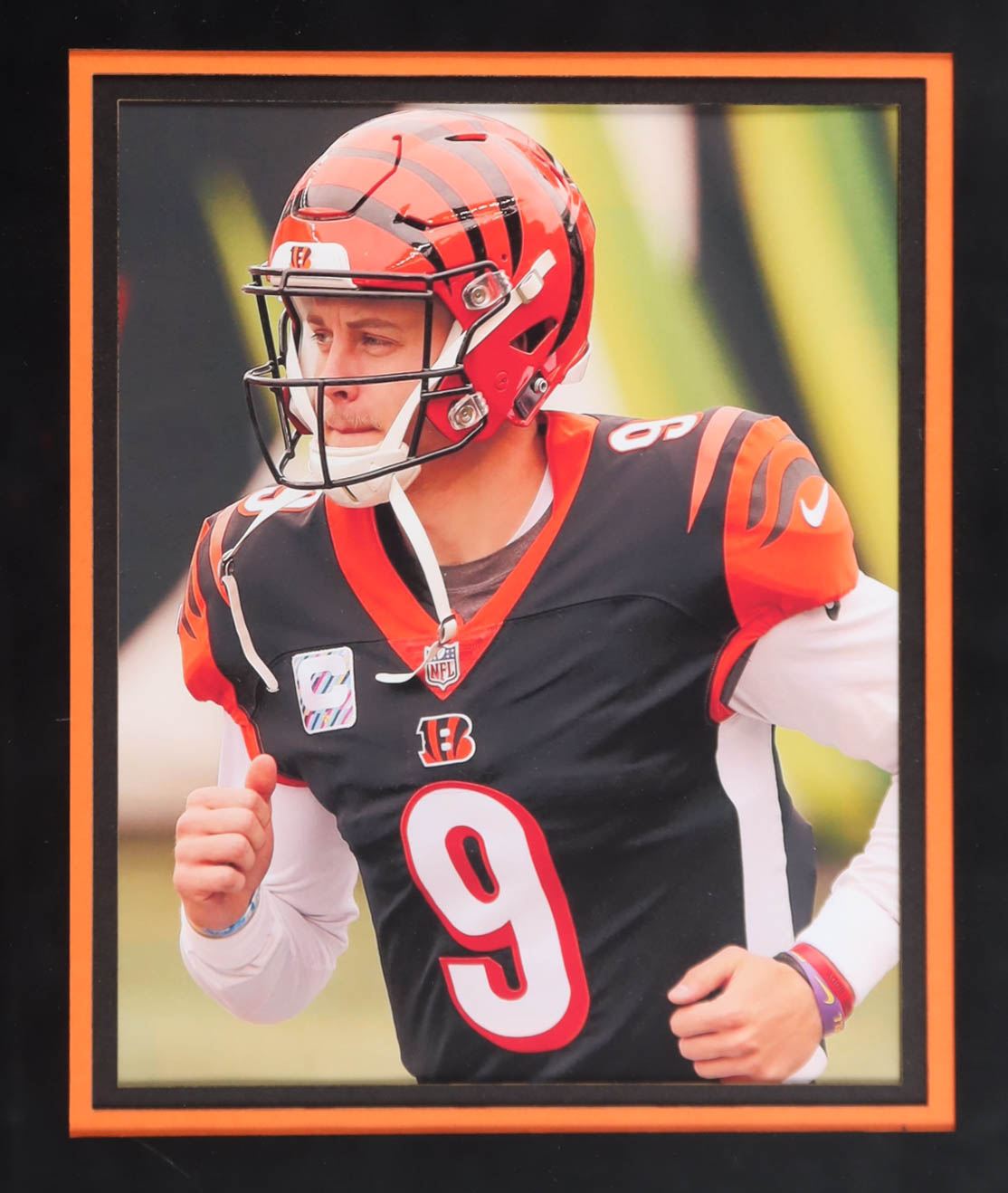 Joe Burrow Signed Bengals Custom Framed Authentic Nike Jersey with LED Display & (2) Photos & (2) (PSA) Graded Sports Cards (Fanatics) at PristineAuction.com Joe Burrow Signed Bengals Custom Framed Authentic Nike Jersey with LED Display & (2) Photos & (2) (PSA) Graded Sports Cards (Fanatics) at PristineAuction.com
