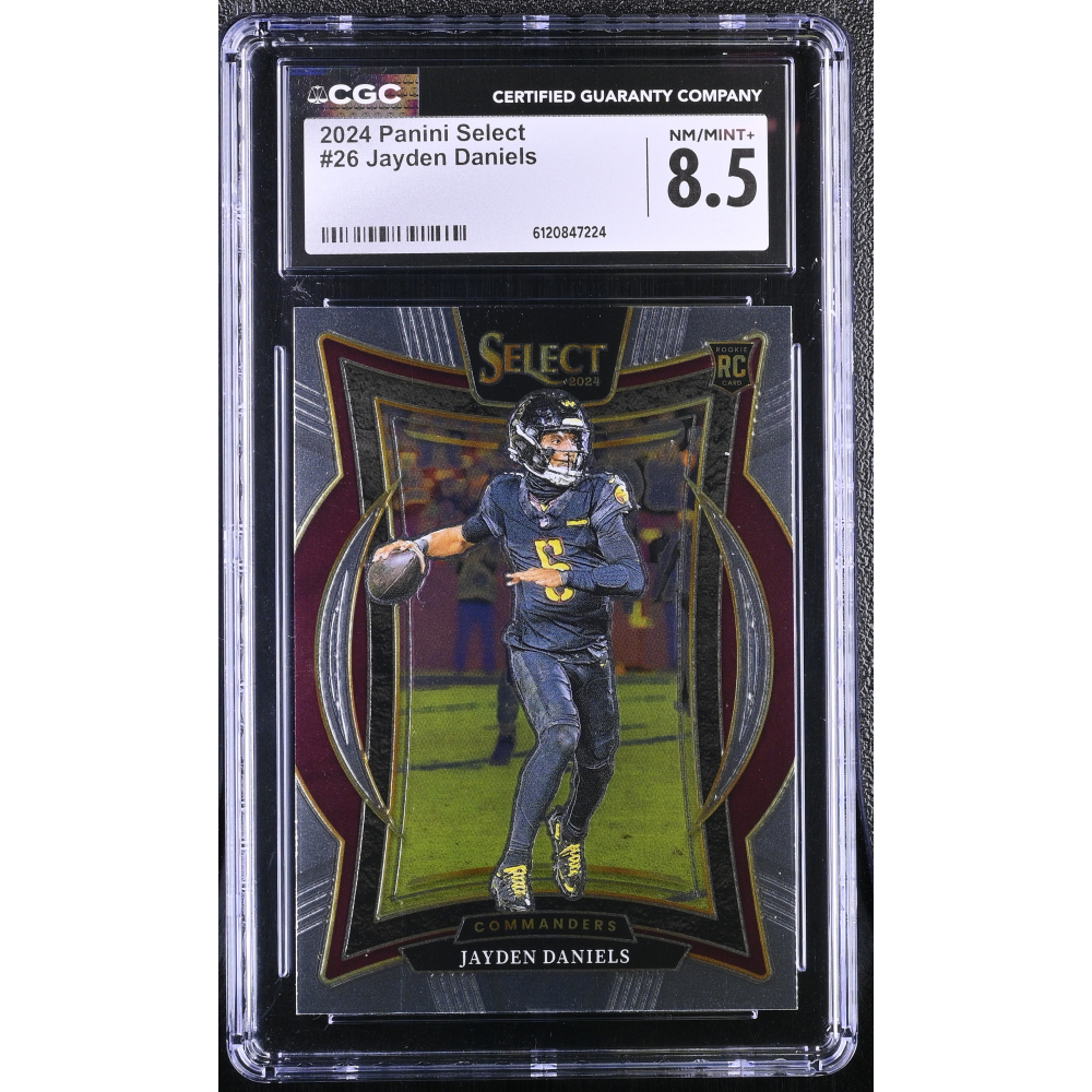 Jayden Daniels 2024 Panini Select #26 (CGC 8.5) at PristineAuction.com