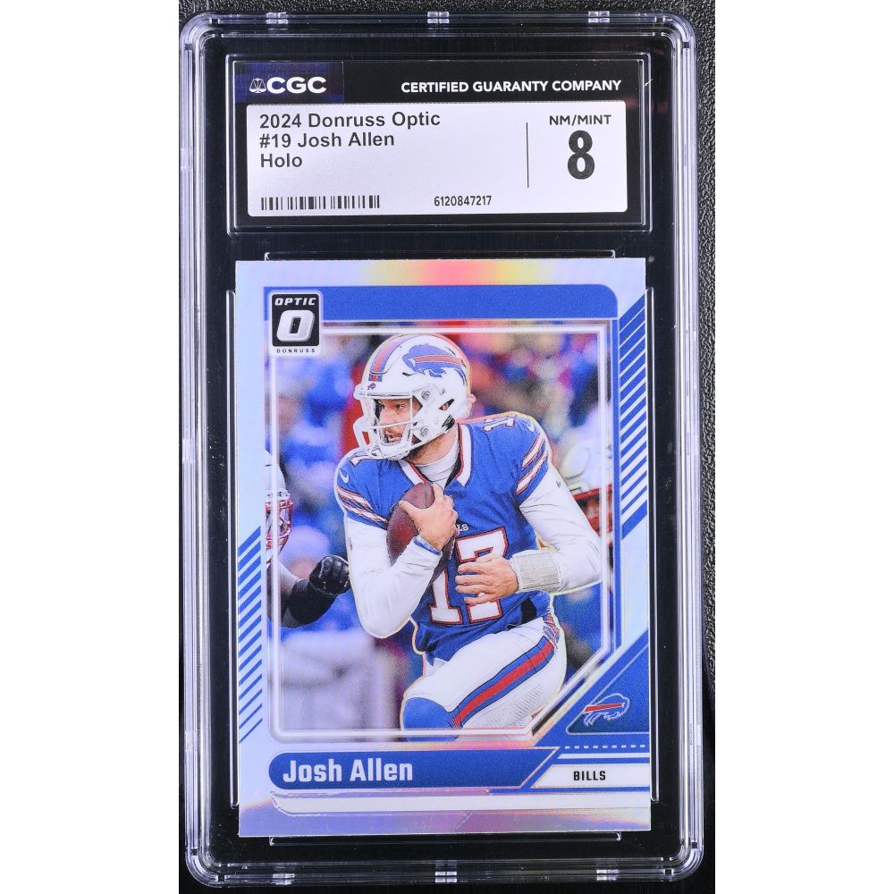 Josh Allen 2024 Donruss Optic Holo #19 (CGC 8) at PristineAuction.com