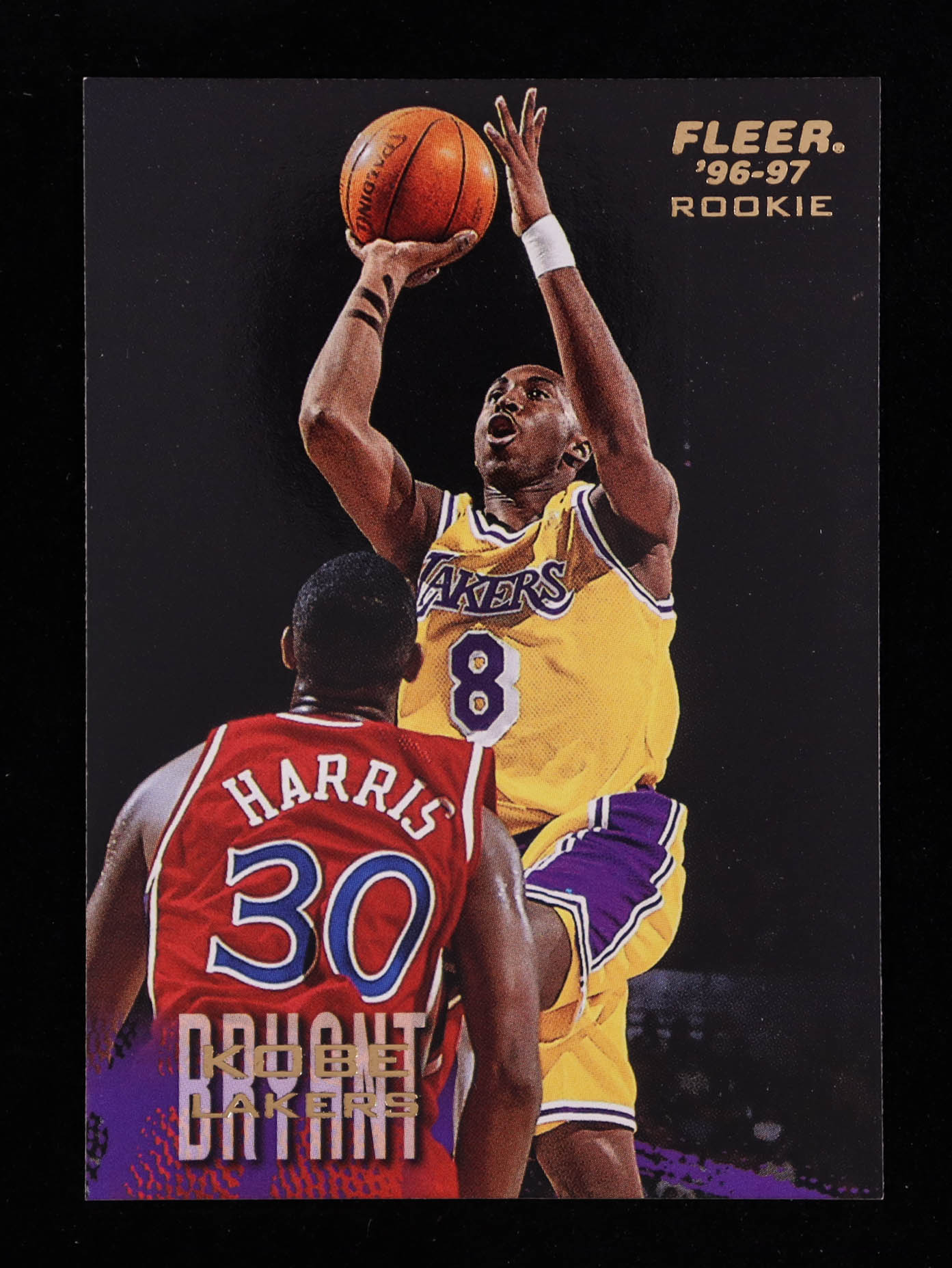 Kobe Bryant 1996-97 Fleer #203 RC at PristineAuction.com Kobe Bryant 1996-97 Fleer #203 RC at PristineAuction.com