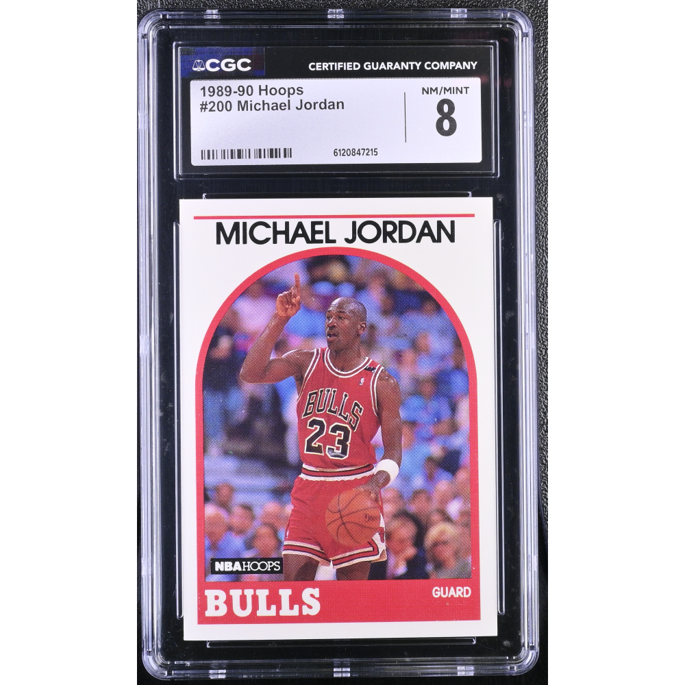 Michael Jordan 1989-90 Hoops #200 (CGC 8) at PristineAuction.com