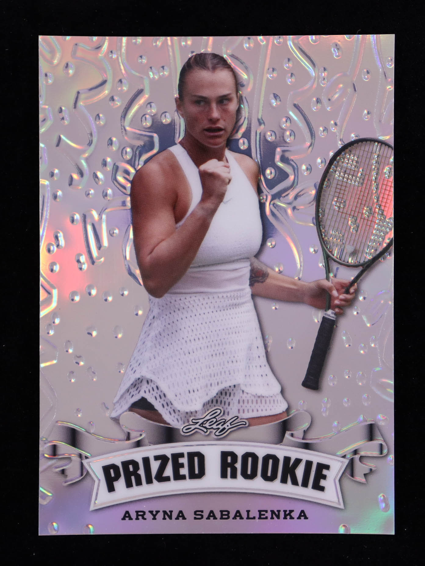 Aryna Sabalenka 2023 Leaf Metal Special Release Prized Rookie Silver #PR57 #19/25 RC at PristineAuction.com Aryna Sabalenka 2023 Leaf Metal Special Release Prized Rookie Silver #PR57 #19/25 RC at PristineAuction.com