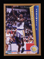 Latrell Sprewell 1992-93 Fleer #343 RC at PristineAuction.com