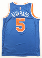 Jose Alvarado Signed Knicks Nike Authentic Jersey Inscribed "GTA" (PSA) at PristineAuction.com