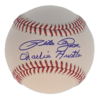 Pete Rose Signed OML Baseball Inscribed "Charlie Hustle" (JSA & Rose) at PristineAuction.com