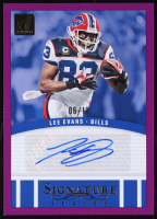 Lee Evans 2024 Donruss Signature Series Purple #34 #06/10 at PristineAuction.com