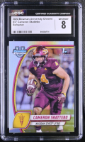 Cameron Skattebo 2024 Bowman University Chrome Refractor #37 (CGC 8) at PristineAuction.com