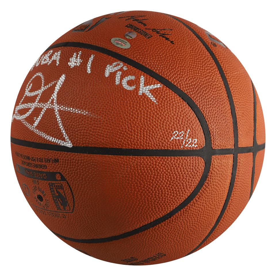 Deandre Ayton Signed LE Official NBA Game Ball Inscribed "2018 NBA #1 Pick" (Game Day Legends & Steiner) at PristineAuction.com Deandre Ayton Signed LE Official NBA Game Ball Inscribed "2018 NBA #1 Pick" (Game Day Legends & Steiner) at PristineAuction.com