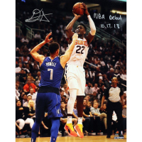Deandre Ayton Signed Suns 16x20 Photo Inscribed "NBA Debut 10/17/18" (Game Day Legends & Steiner) at PristineAuction.com