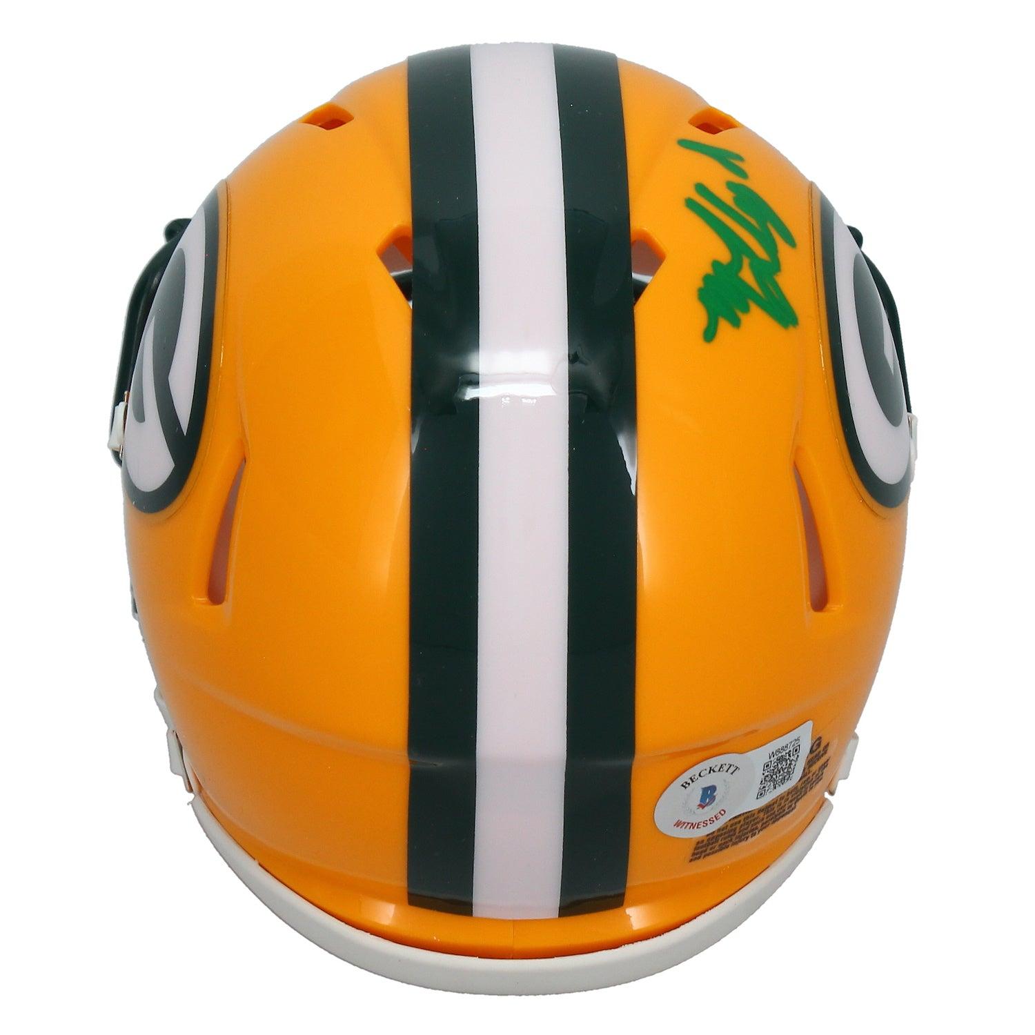 MarShawn Lloyd Signed Packers Speed Mini Helmet (Beckett) at PristineAuction.com MarShawn Lloyd Signed Packers Speed Mini Helmet (Beckett) at PristineAuction.com