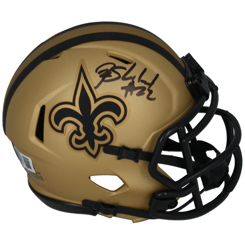 Rashid Shaheed Signed Saints Rave Alternate Speed Mini Helmet (Beckett) at PristineAuction.com Rashid Shaheed Signed Saints Rave Alternate Speed Mini Helmet (Beckett) at PristineAuction.com