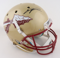 Devonta Freeman Signed Florida State Seminoles Full-Size Helmet (JSA) at PristineAuction.com