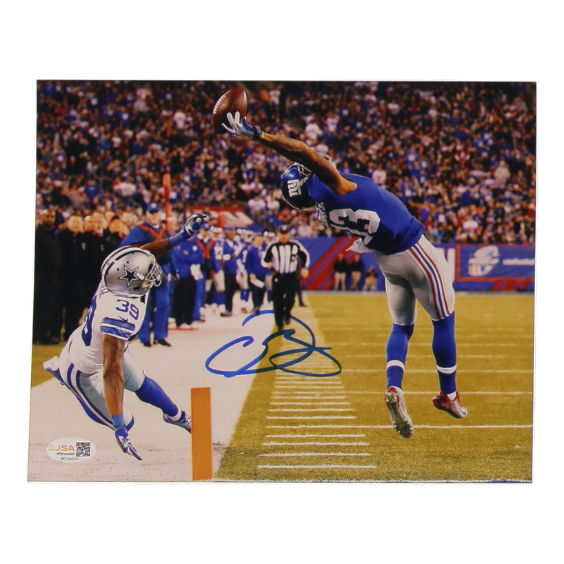 Odell Beckham Jr. Signed Giants 8x10 Photo (JSA) at PristineAuction.com Odell Beckham Jr. Signed Giants 8x10 Photo (JSA) at PristineAuction.com
