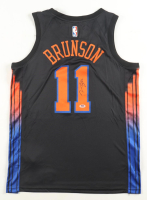 Jalen Brunson Signed Knicks Jordan Authentic Jersey (PSA) at PristineAuction.com