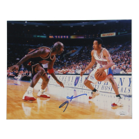 Allen Iverson Signed 76ers 8x10 Photo (JSA) at PristineAuction.com