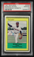 Mariano Rivera 1991 Greensboro Hornets ProCards #3058 RC (PSA 10) at PristineAuction.com