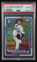 Yoshinobu Yamamoto 2024 Bowman Mega Box Chrome #36 RC (PSA 10) at PristineAuction.com