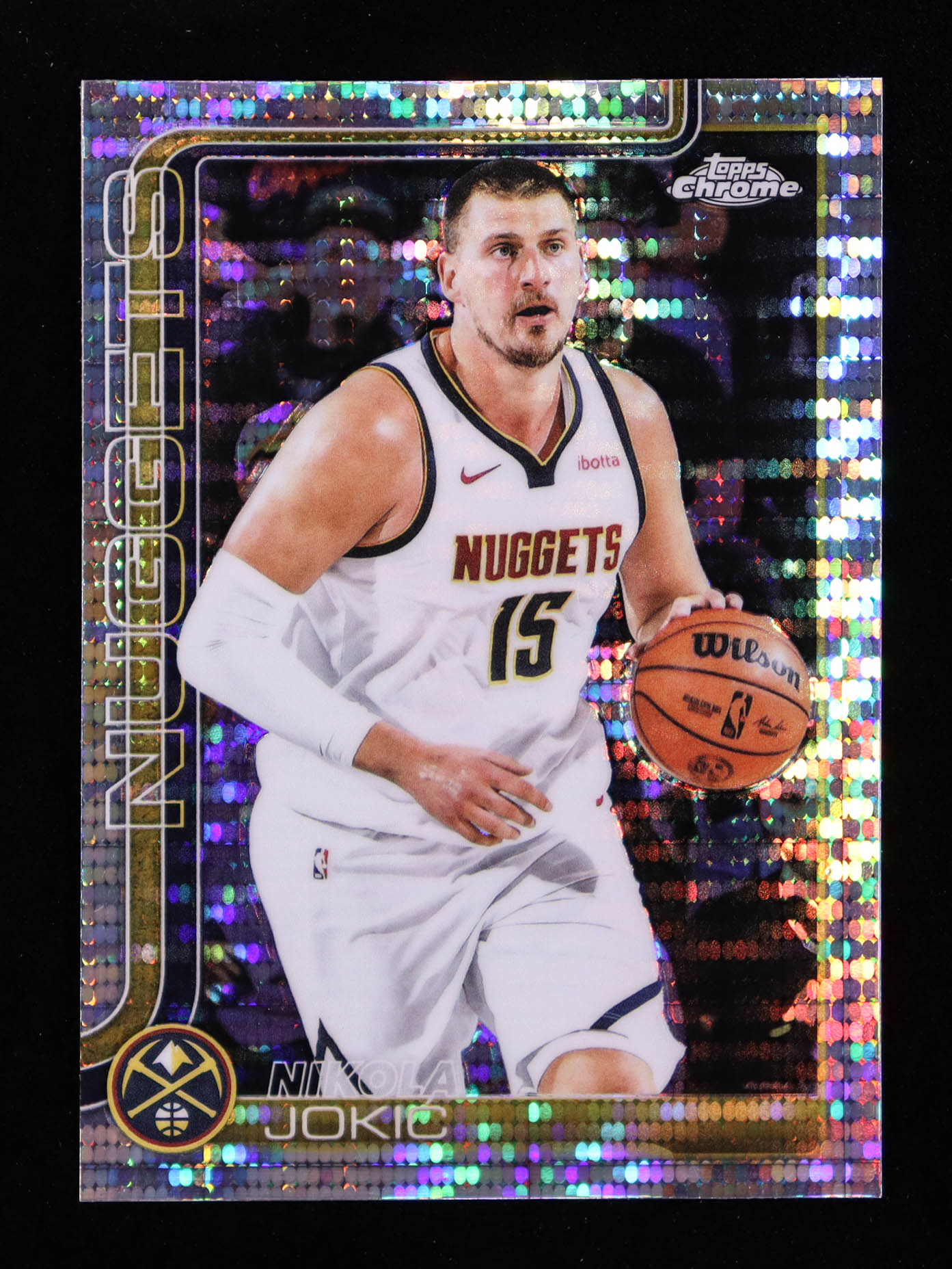 Nikola Jokic 2025-26 Topps Chrome Pulsar Refractors #25 at PristineAuction.com Nikola Jokic 2025-26 Topps Chrome Pulsar Refractors #25 at PristineAuction.com