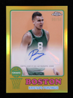 Kristaps Porzingis 2024-25 Topps Chrome '73 Topps Autographs Gold Refractors #73TAKP #08/50 at PristineAuction.com