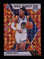 Jordan Poole 2019-20 Panini Mosaic Mosaic Orange Reactive #261 DEB RC at PristineAuction.com