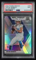 Justin Herbert 2020 Panini Mosaic Silver Prizm NFL Debut #263 RC (PSA 9) at PristineAuction.com