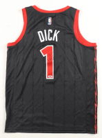 Gradey Dick Signed Raptors Jordan Authentic Jersey (PSA) at PristineAuction.com