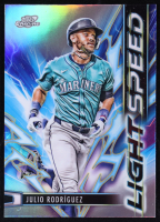 Julio Rodriguez 2025 Topps Cosmic Chrome Light Speed #LS9 at PristineAuction.com