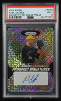 Paul Skenes 2024 Panini Prospect Signatures Mojo Prizm #PS-PS RC #21/25 (PSA 9) at PristineAuction.com